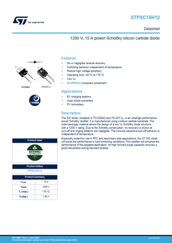  Datasheet Preview Page 1
