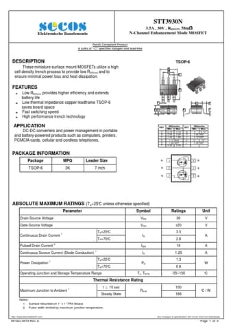  Datasheet Preview Page 1