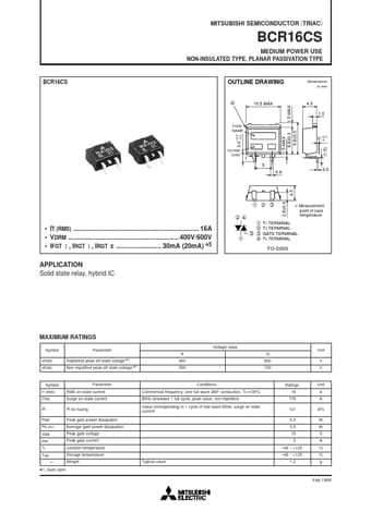  Datasheet Preview Page 1