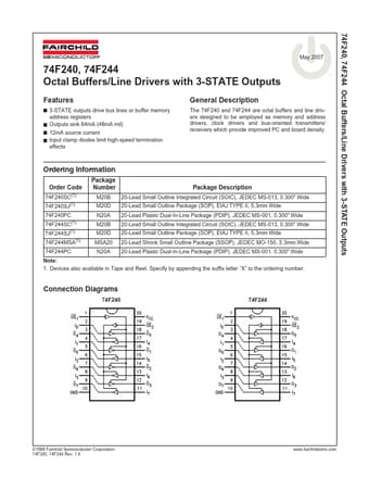  Datasheet Preview Page 1