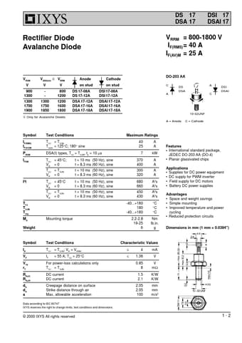  Datasheet Preview Page 1