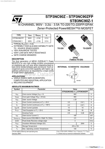  Datasheet Preview Page 1