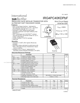  Datasheet Preview Page 1
