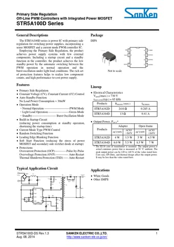  Datasheet Preview Page 1