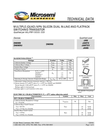  Datasheet Preview Page 1