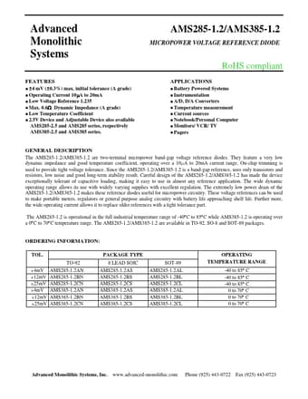  Datasheet Preview Page 1