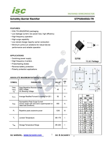  Datasheet Preview Page 1