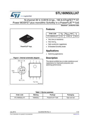  Datasheet Preview Page 1
