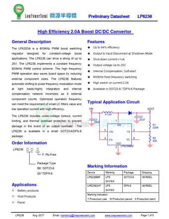  Datasheet Preview Page 1