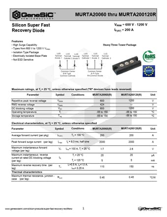 Datasheet Preview Page 1