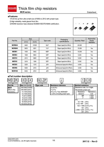  Datasheet Preview Page 1