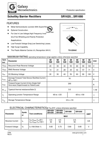  Datasheet Preview Page 1