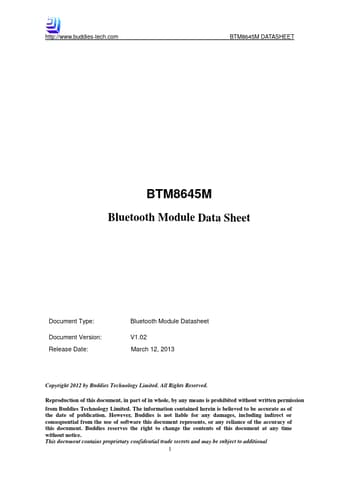  Datasheet Preview Page 1