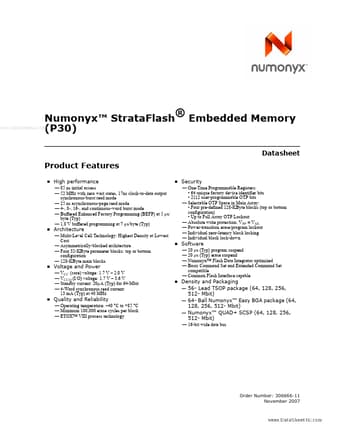  Datasheet Preview Page 1