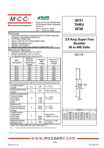  Datasheet Preview Page 1