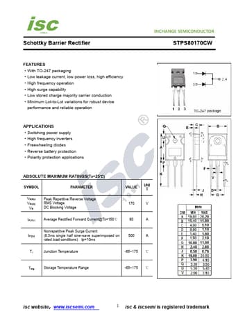  Datasheet Preview Page 1