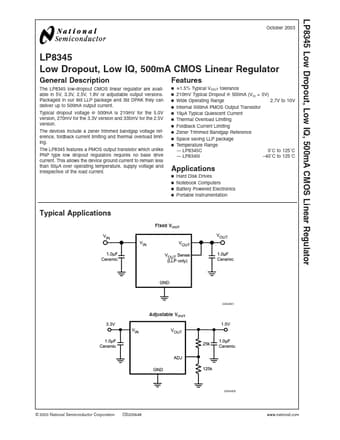  Datasheet Preview Page 1