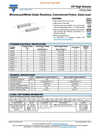 Datasheet Preview Page 1