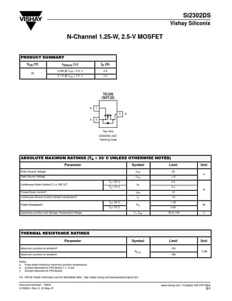  Datasheet Preview Page 1