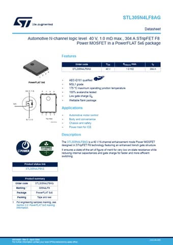  Datasheet Preview Page 1