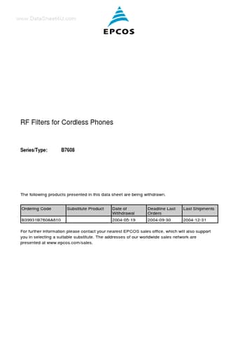  Datasheet Preview Page 1