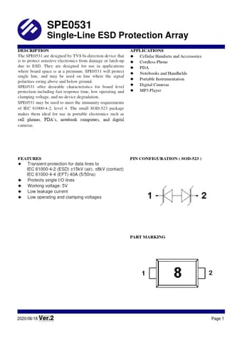  Datasheet Preview Page 1