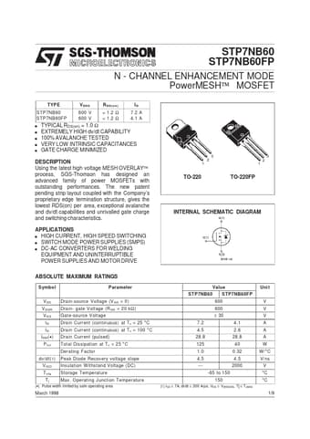  Datasheet Preview Page 1