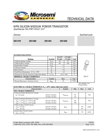  Datasheet Preview Page 1