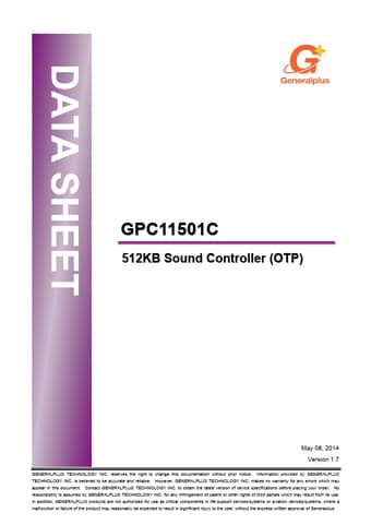  Datasheet Preview Page 1