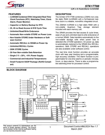  Datasheet Preview Page 1