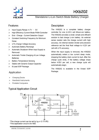  Datasheet Preview Page 1