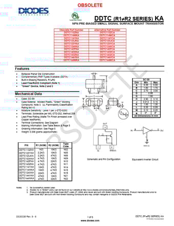  Datasheet Preview Page 1