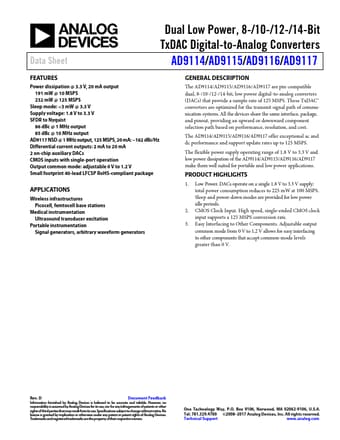  Datasheet Preview Page 1