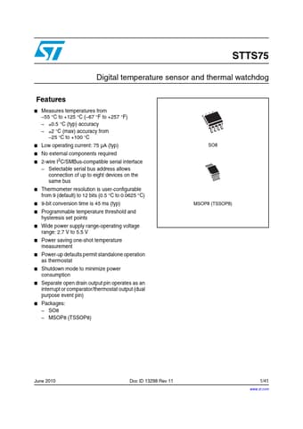  Datasheet Preview Page 1