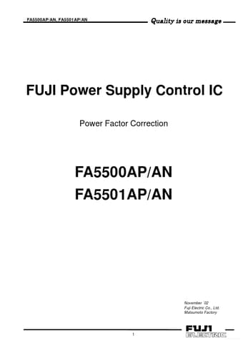  Datasheet Preview Page 1