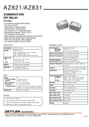  Datasheet Preview Page 1