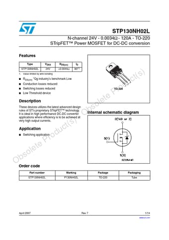  Datasheet Preview Page 1