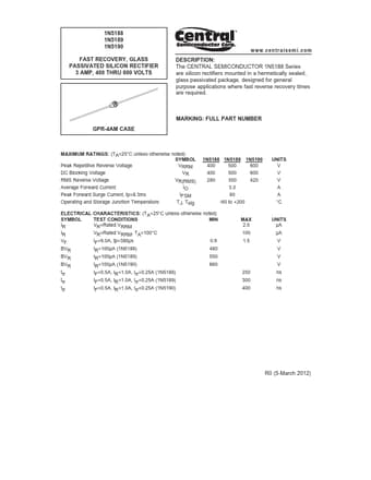  Datasheet Preview Page 1