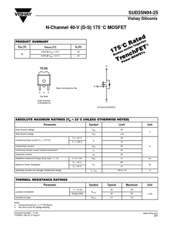  Datasheet Preview Page 1