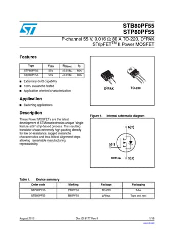  Datasheet Preview Page 1