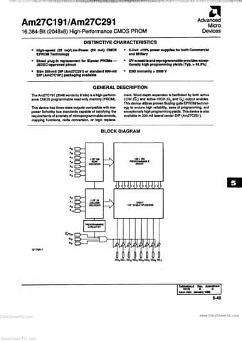  Datasheet Preview Page 1