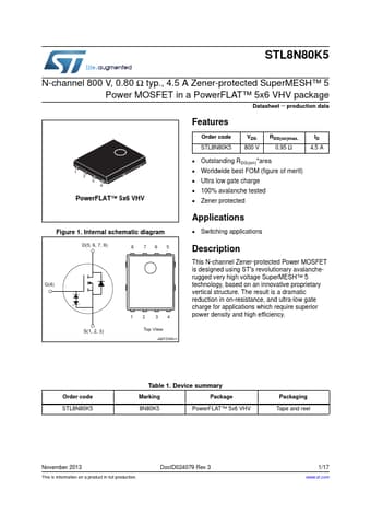  Datasheet Preview Page 1