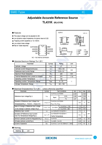  Datasheet Preview Page 1